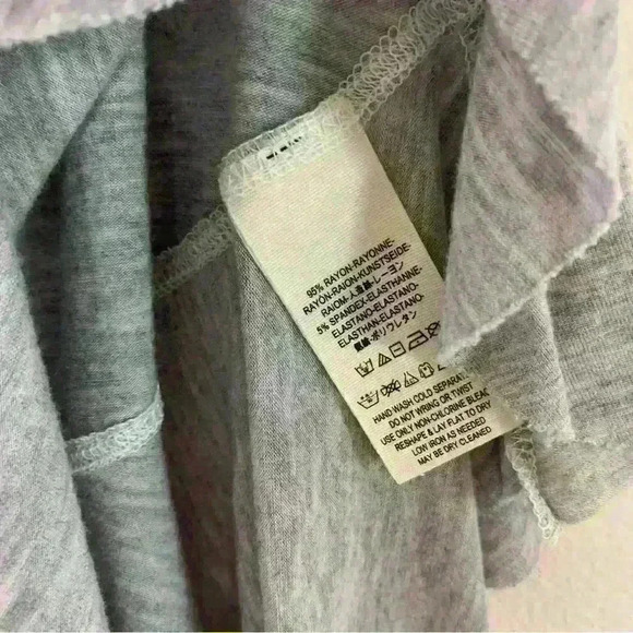 Free People Uptown Ruffle Tank in Grey Heather sz small - Picture 6 of 7